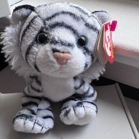 🐯✨ RARE 2007 Ty Beanie Baby “Teegra” – White Tiger – Mint with Tags! ✨🐯 - Picture 2 of 15